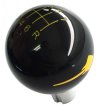 C7 Corvette Black Shift Knob With Yellow Shift Pattern and Stingray